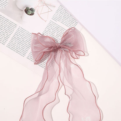 1pcs Children Cute Colors Ribbon Lace Bow Ornament Hair Clips Girls Lovely Sweet Barrettes Hairpins Kids Hair Accessories