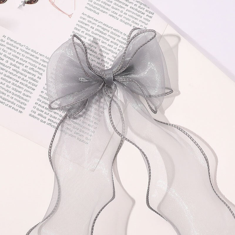 1pcs Children Cute Colors Ribbon Lace Bow Ornament Hair Clips Girls Lovely Sweet Barrettes Hairpins Kids Hair Accessories