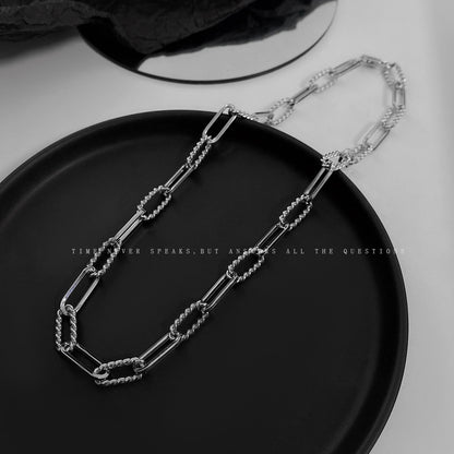 High Quality Clavicle Blade Statement Women Gold Silver Color Stainless Steel 50+5cm Snake Choker Necklace Chains