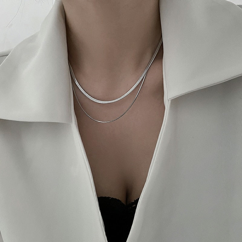 Fashion Asymmetric Lock Necklace for Women Twist Gold Silver Color Chunky Thick Lock Choker Chain Necklaces Party Jewelry