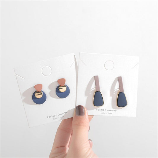 South Korea new simple earnail personality geometric irregular earring pendant fashion woman for earring party gifts