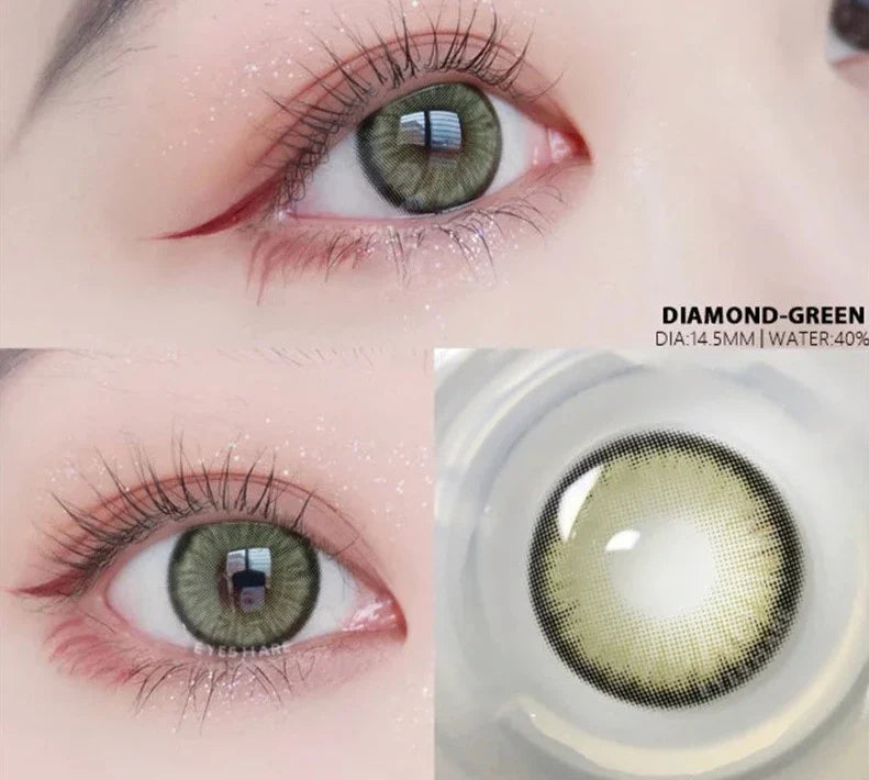 1 Pair New Colored Contact Lenses for Eyes Korean Lens Natural Big Eye Lenses Brown Lenses Blue Eye Contacts Red Lenses