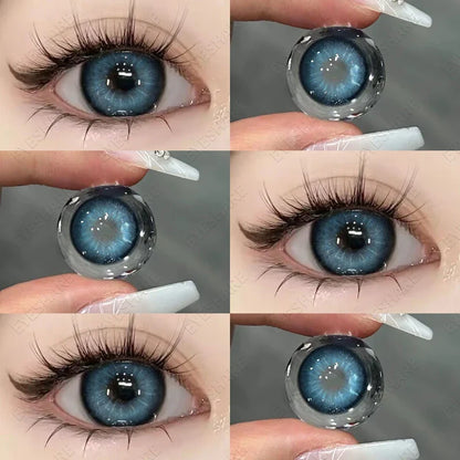 1 Pair New Colored Contact Lenses for Eyes Korean Lens Natural Big Eye Lenses Brown Lenses Blue Eye Contacts Red Lenses