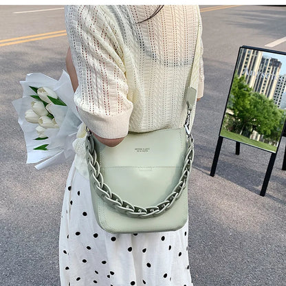 ijili 2piece/set Fashion Designer women Bucket bag PU Leather ladies Handbags and purse Casual lady Tote Female Shoulder Crossbody Bag