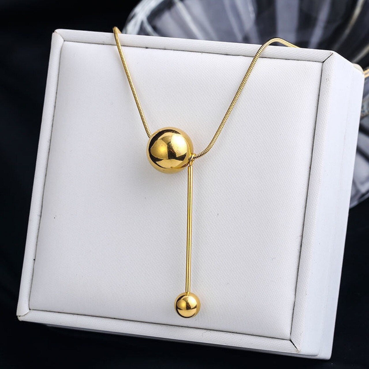 Elegant Big Round Ball Pearl Choker Necklace Clavicle Chain Advanced Fashion Necklace for Women Wedding Jewelry Collar  New