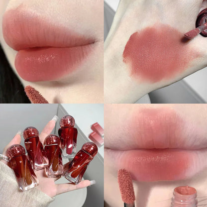 ijili  -  Art Irregular Lipstick Tube Makeup Matte Nude Liquid Lipstick Waterproof Lasting Lipgloss Sexy Red Velvet Lip Mud Women Cosmetic