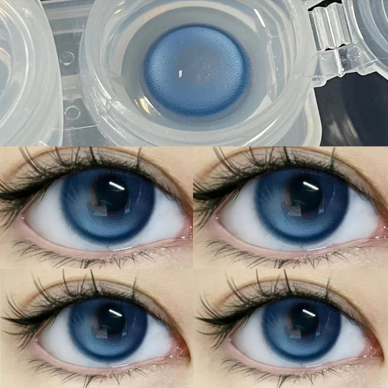 1 Pair Fashion Korean Lenses Colored Contact Lenses for Eyes with Diopter High Quality Beauty Pupil New