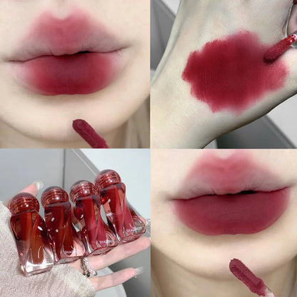 ijili  -  Art Irregular Lipstick Tube Makeup Matte Nude Liquid Lipstick Waterproof Lasting Lipgloss Sexy Red Velvet Lip Mud Women Cosmetic