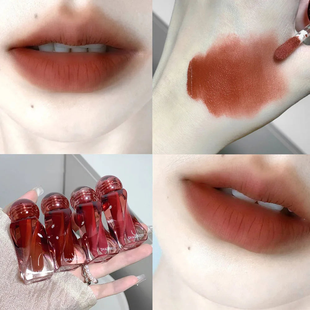 ijili  -  Art Irregular Lipstick Tube Makeup Matte Nude Liquid Lipstick Waterproof Lasting Lipgloss Sexy Red Velvet Lip Mud Women Cosmetic